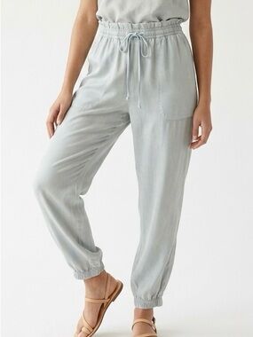 Cloth & Stone NWT Tencel Lyocell Joggers in Sky Blue - Size XS